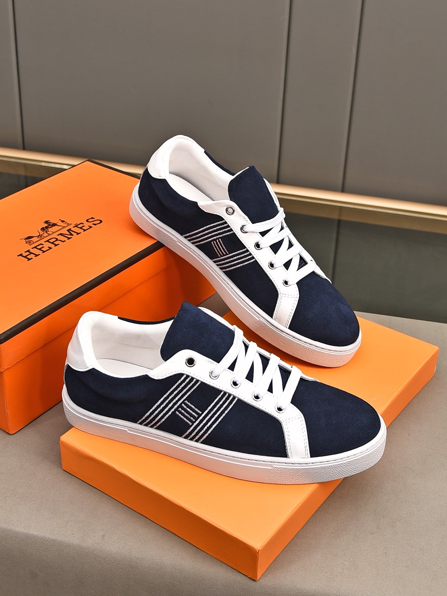 Hermes Boomerang Sneakers