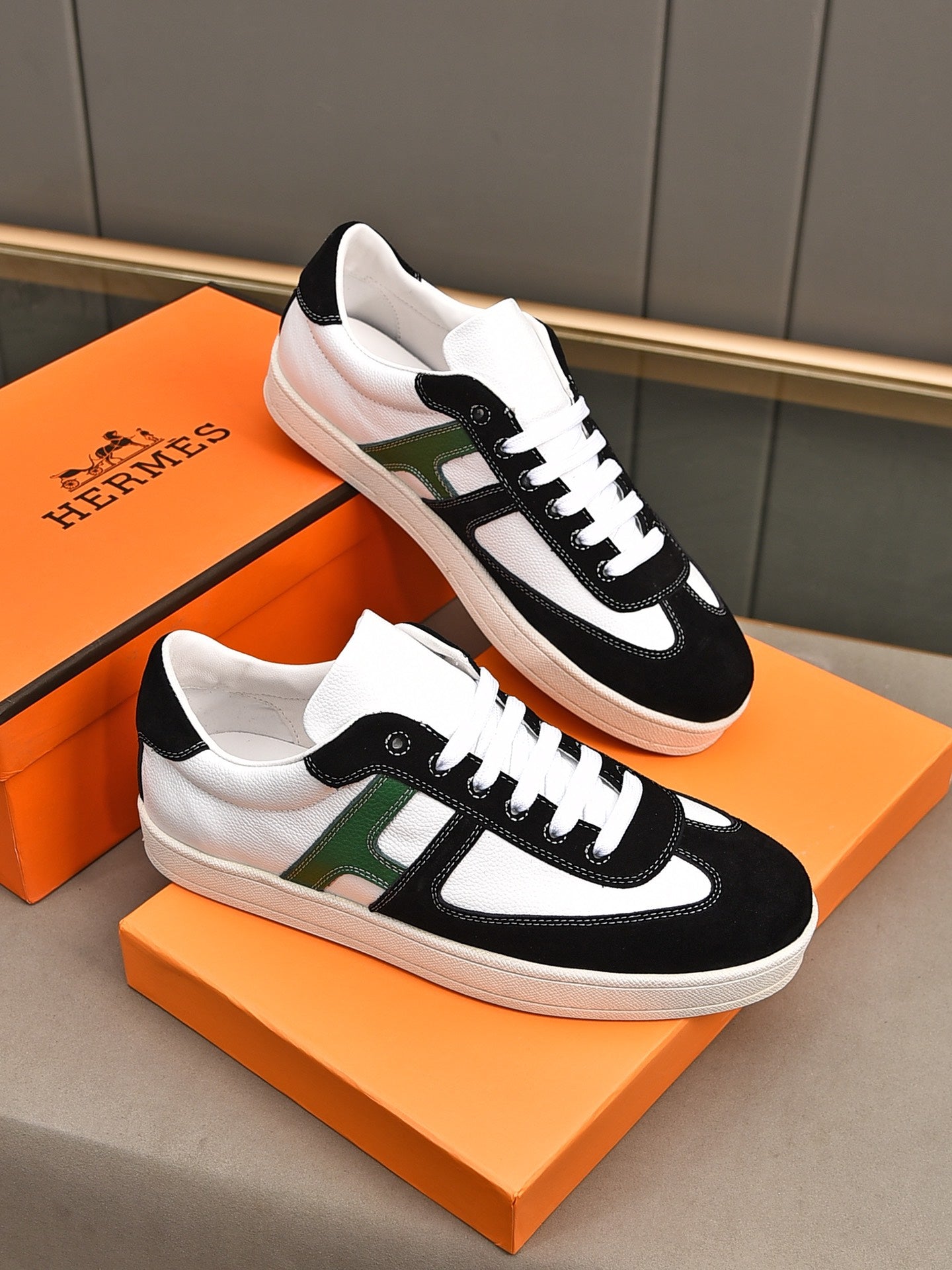 Hermes Boomerang Sneakers
