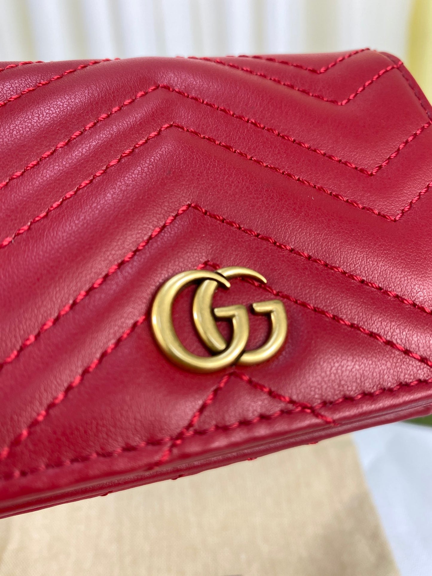 Gucci GG Marmont Card Case Wallet