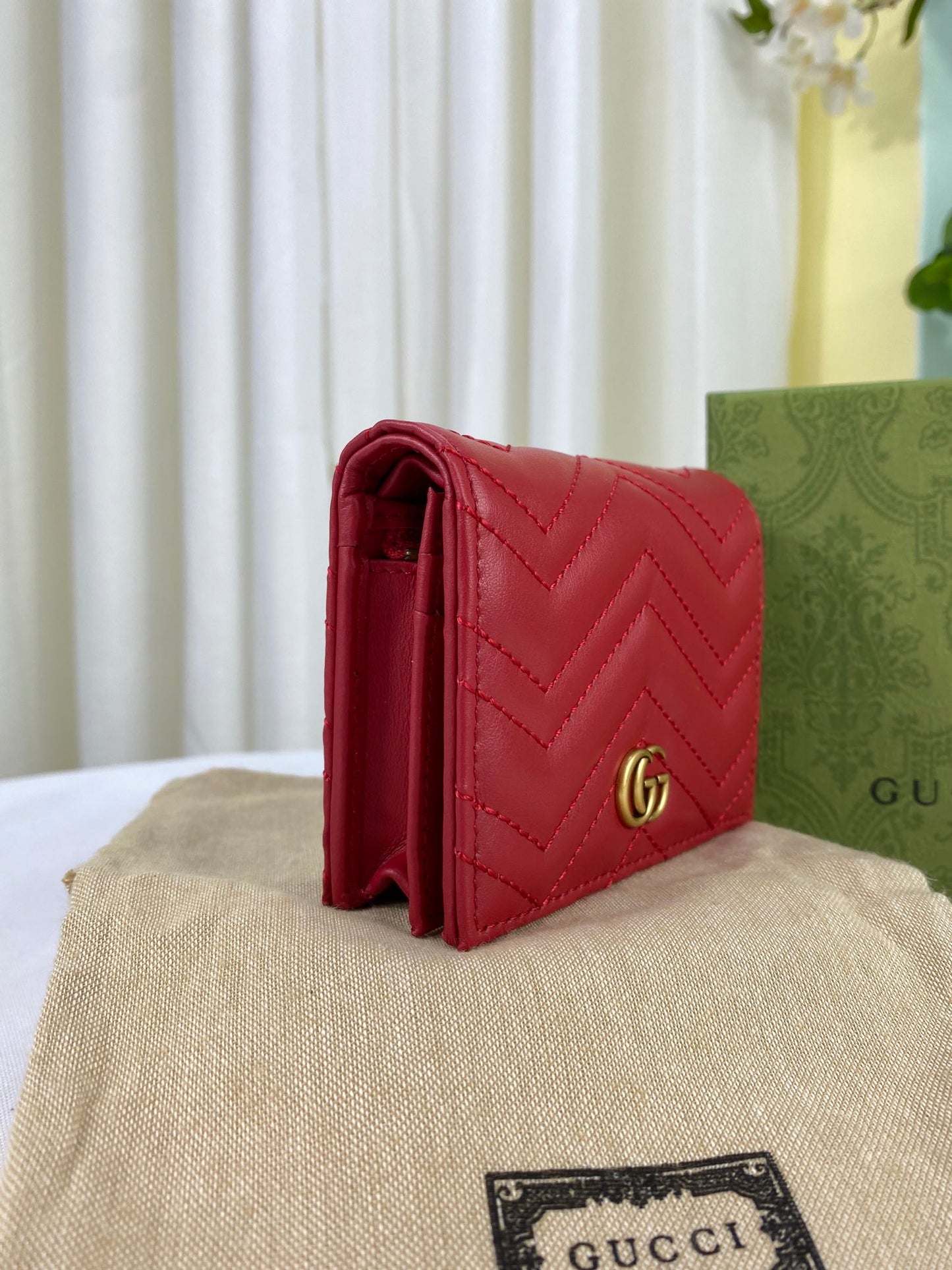 Gucci GG Marmont Card Case Wallet