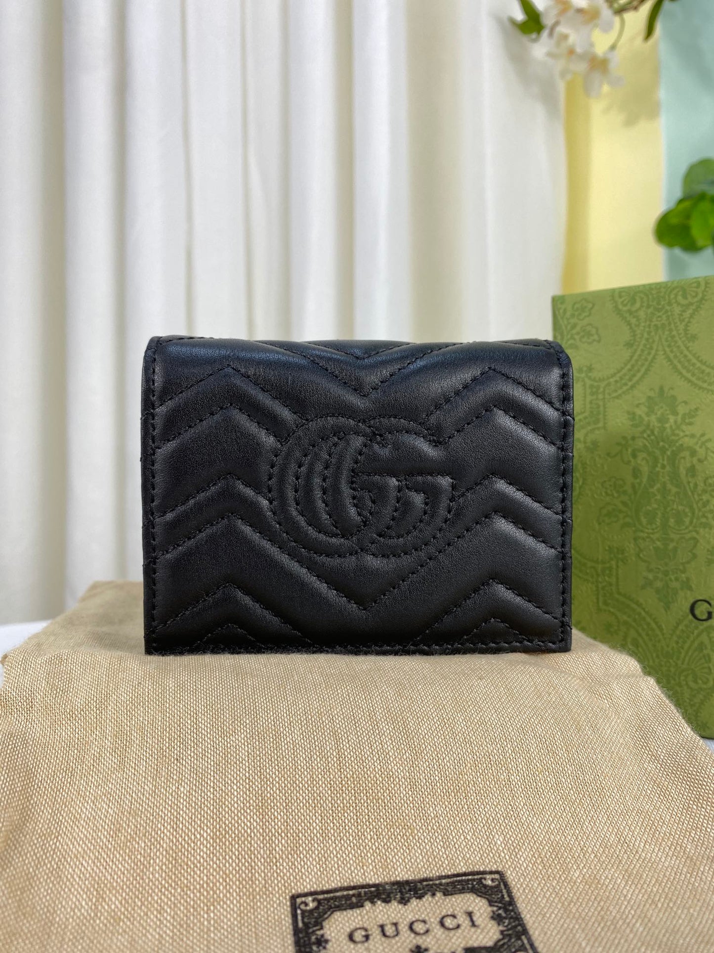 Gucci GG Marmont Card Case Wallet