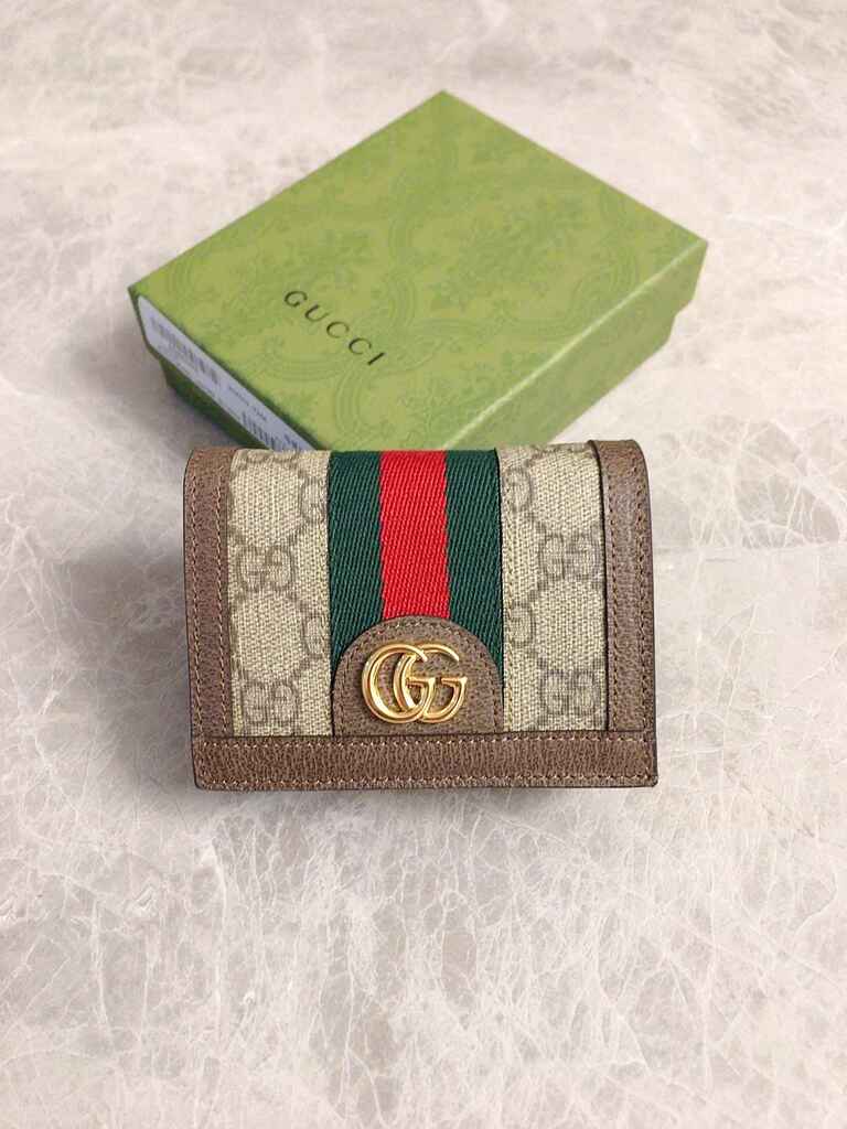 Gucci Ophidia GG Card Case Wallet