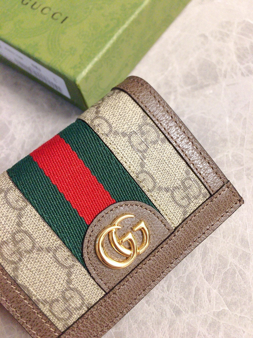 Gucci Ophidia GG Card Case Wallet