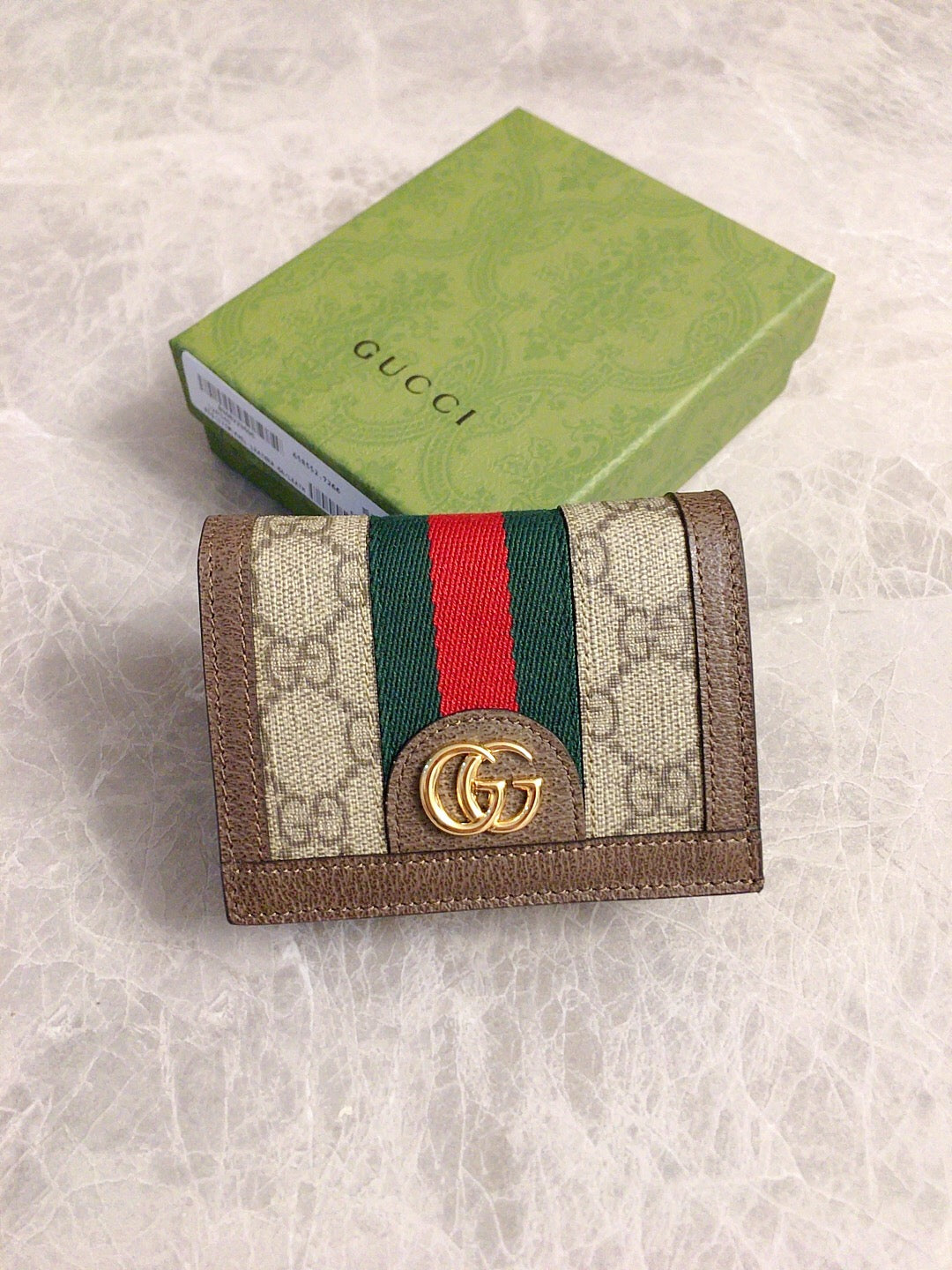 Gucci Ophidia GG Card Case Wallet