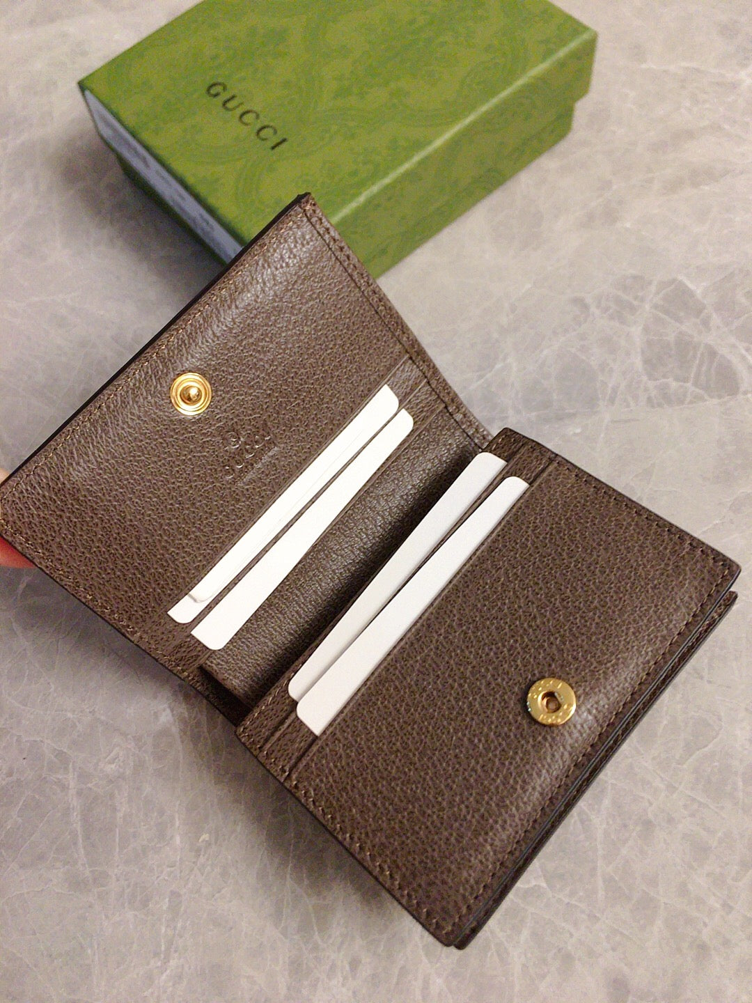 Gucci Ophidia GG Card Case Wallet