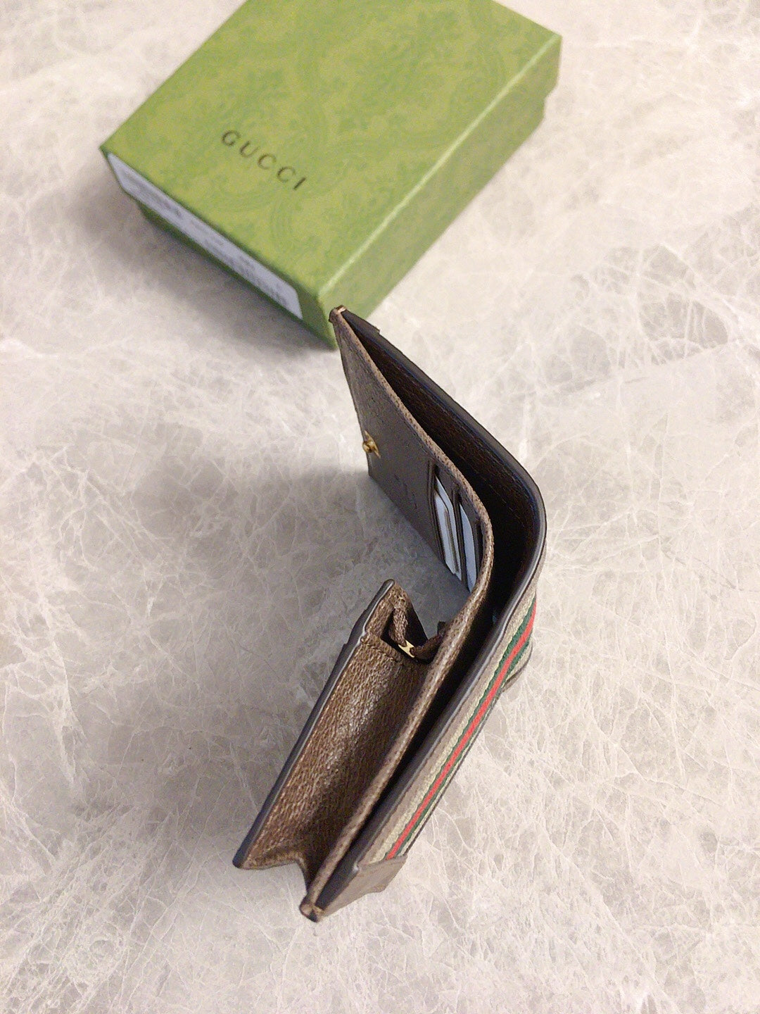 Gucci Ophidia GG Card Case Wallet