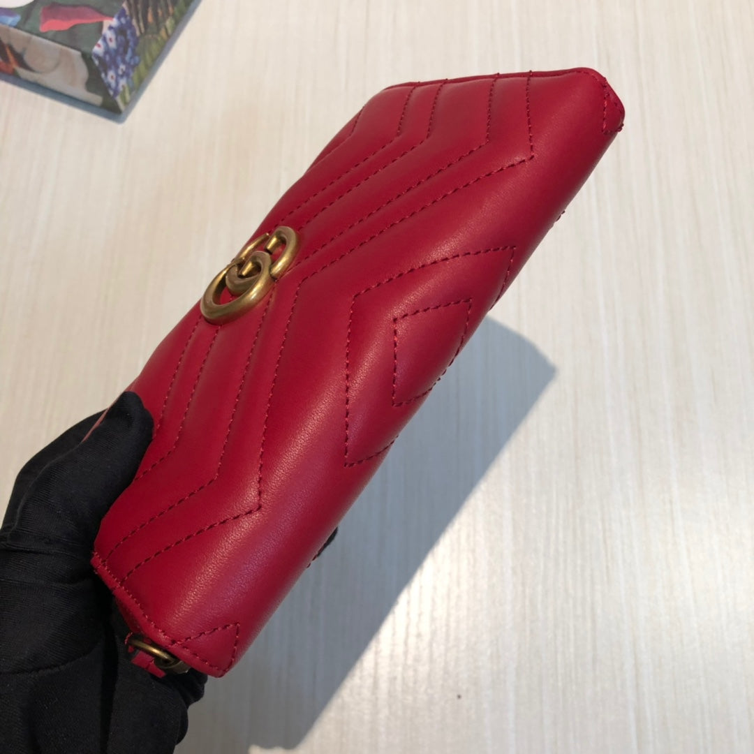 Gucci GG Marmont Zip Around Wallet