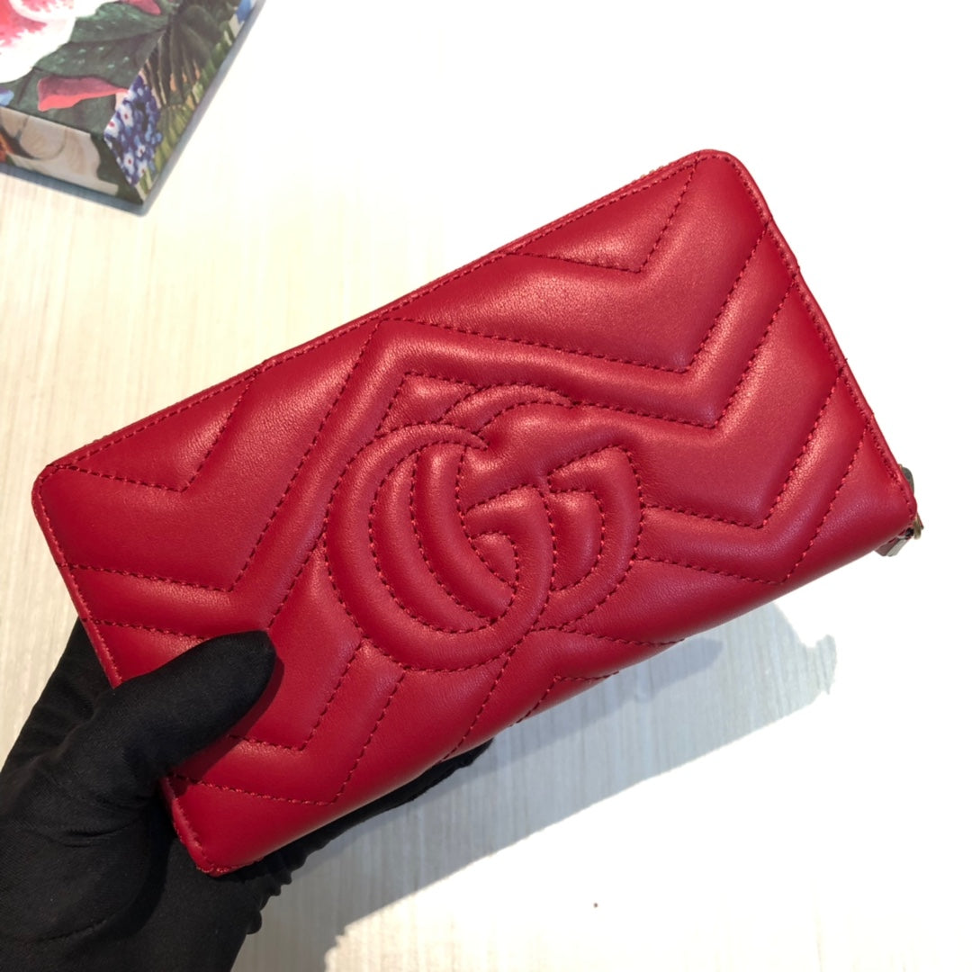 Gucci GG Marmont Zip Around Wallet