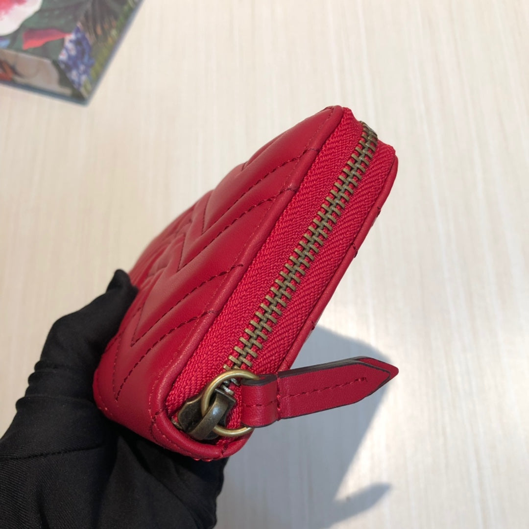 Gucci GG Marmont Zip Around Wallet
