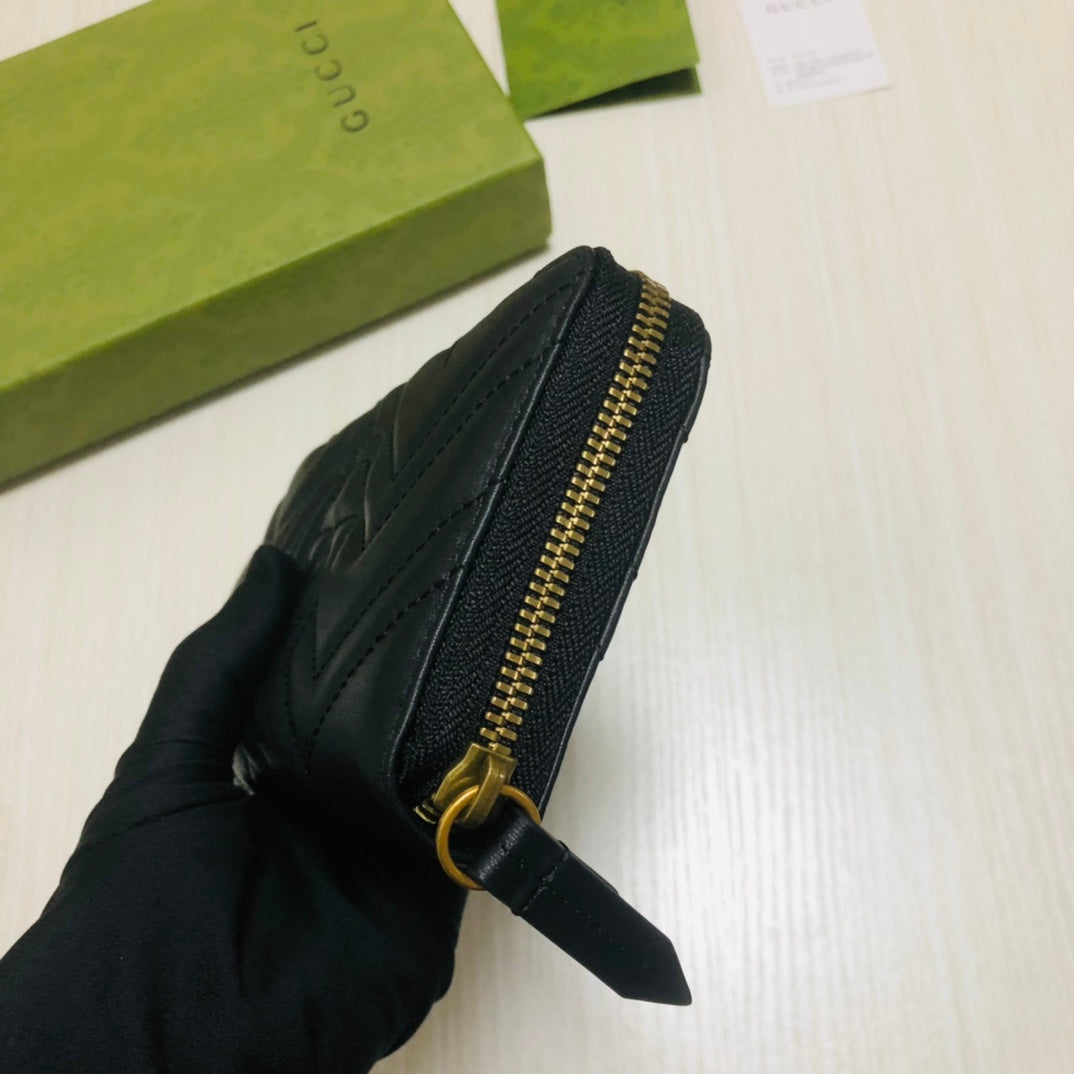 Gucci GG Marmont Zip Around Wallet