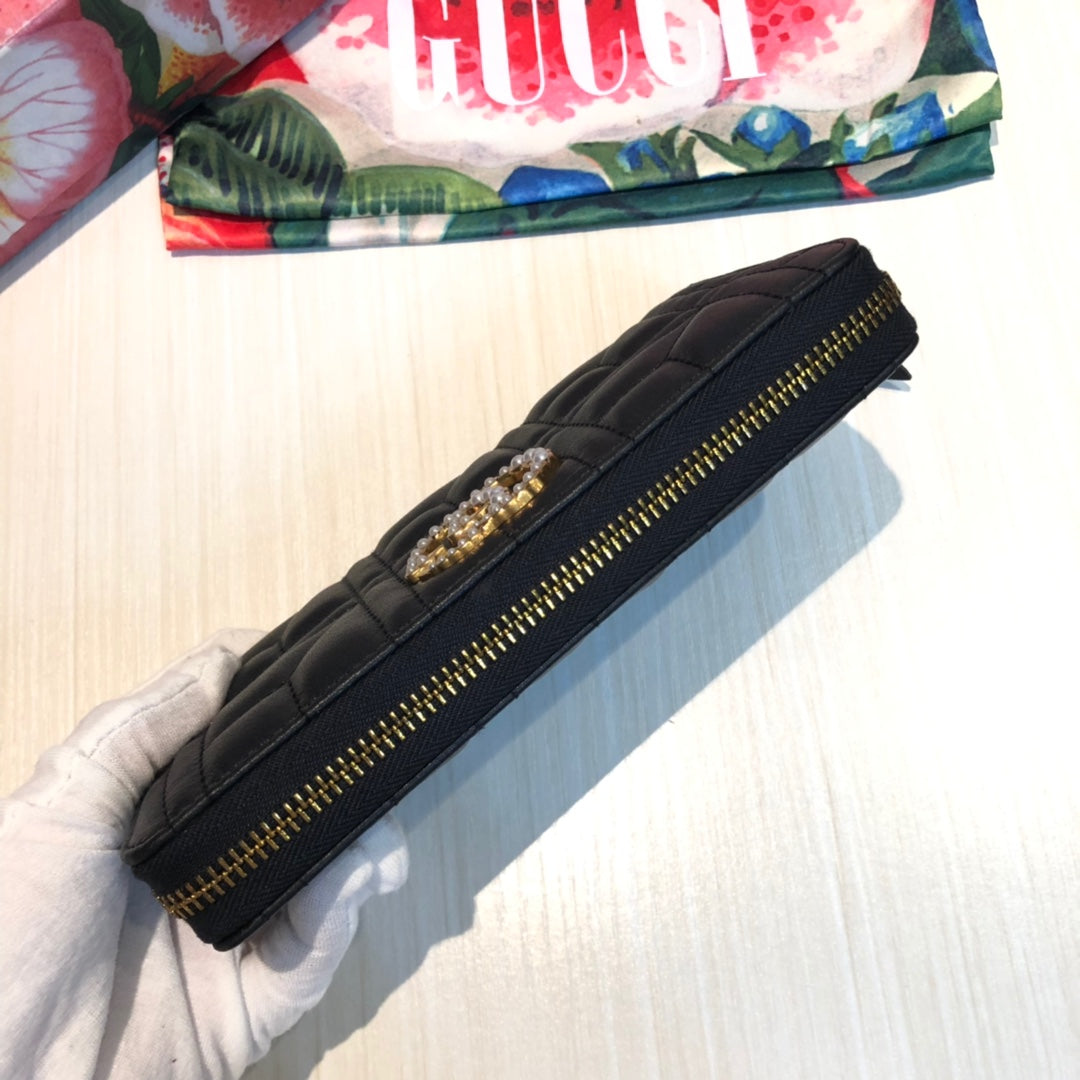 Gucci GG Marmont Zip Around Wallet