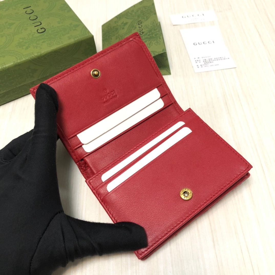 Gucci GG Marmont Card Case Wallet