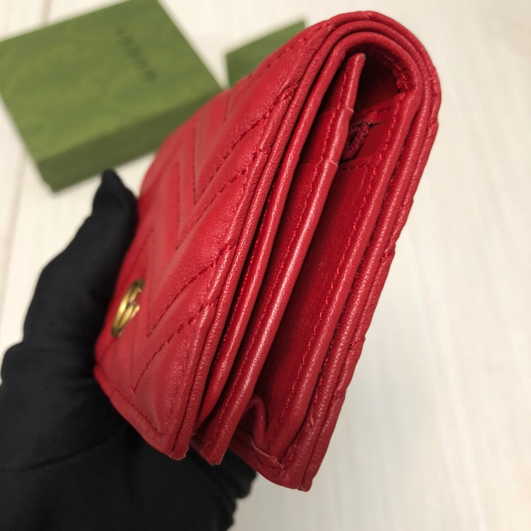 Gucci GG Marmont Card Case Wallet