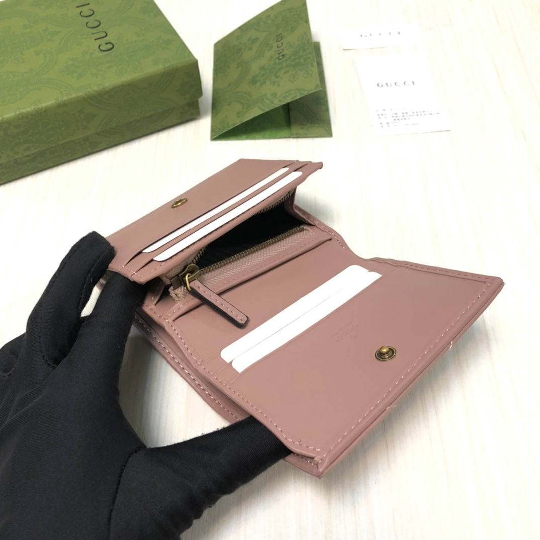 Gucci GG Marmont Card Case Wallet