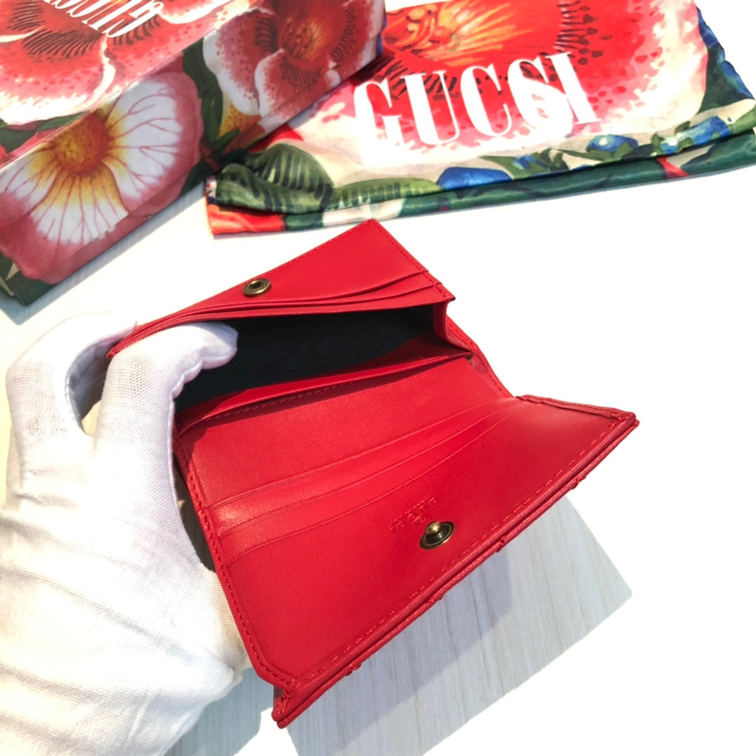 Gucci GG Marmont Card Case Wallet