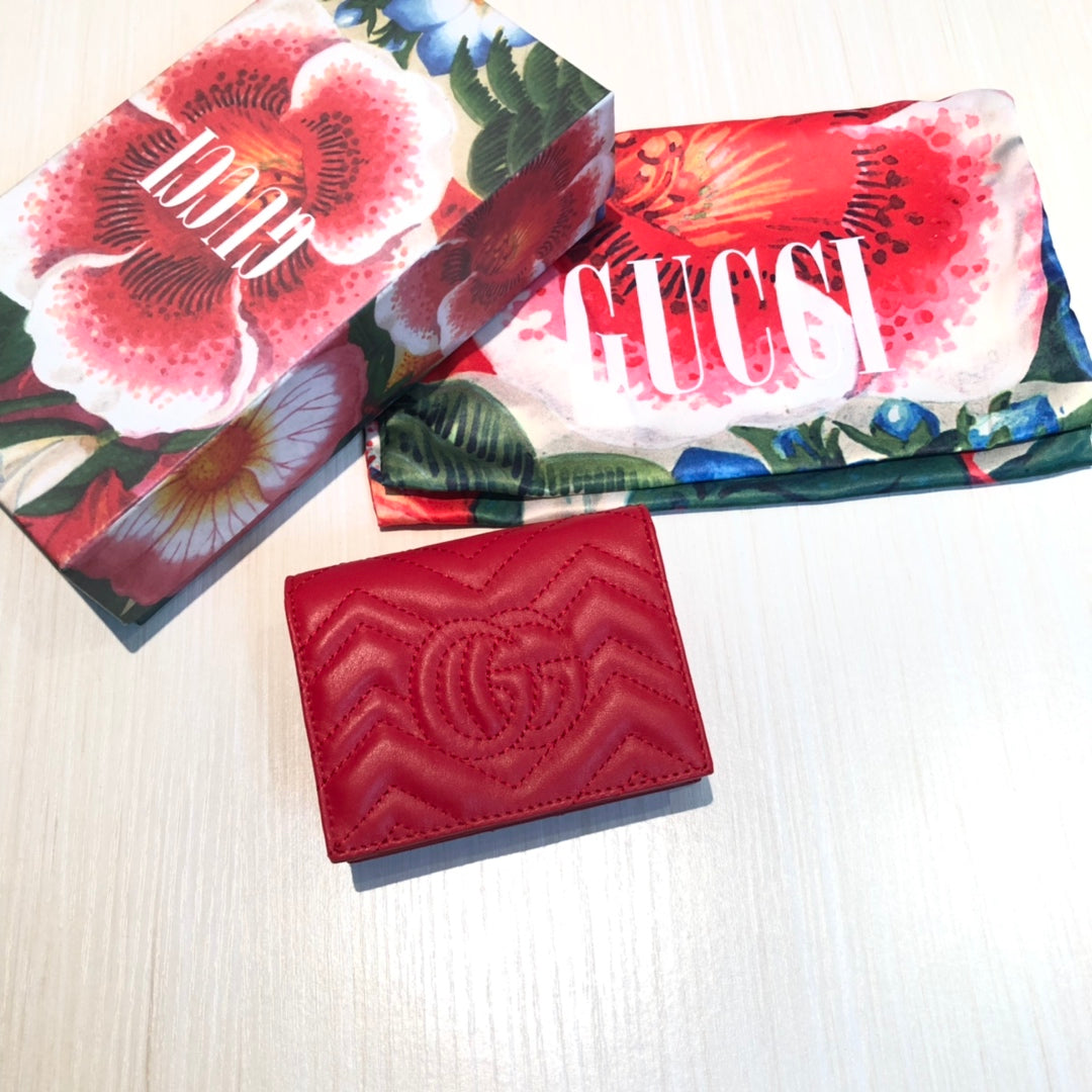 Gucci GG Marmont Card Case Wallet