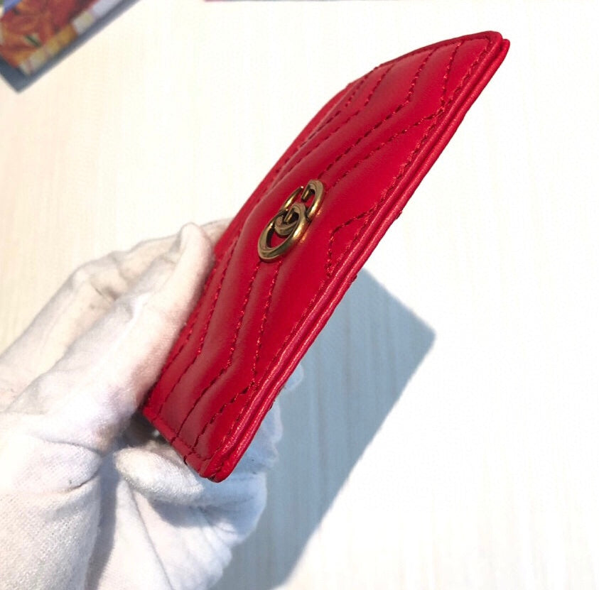 Gucci GG Marmont Card Case Wallet