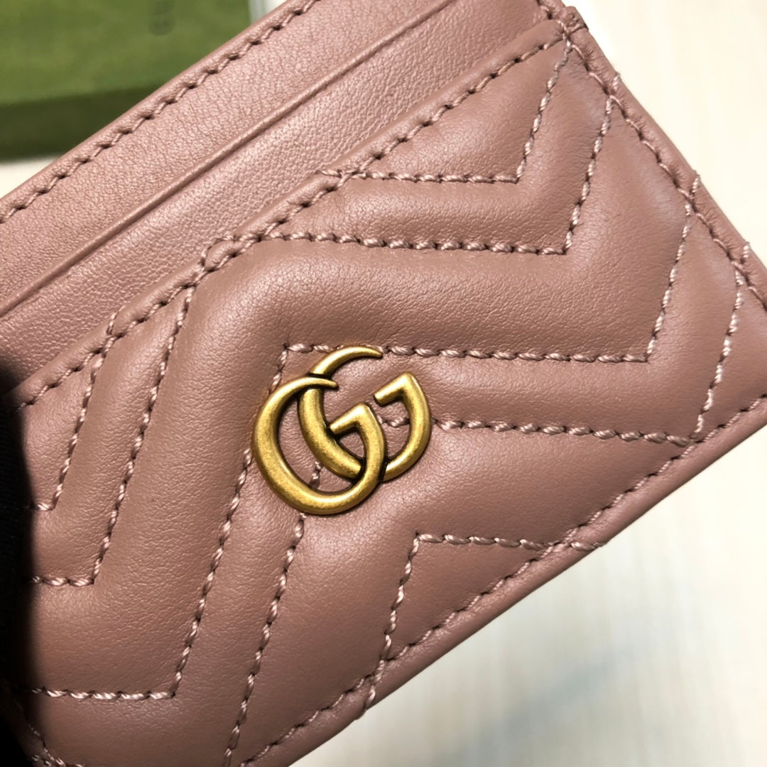 Gucci GG Marmont Card Case Wallet