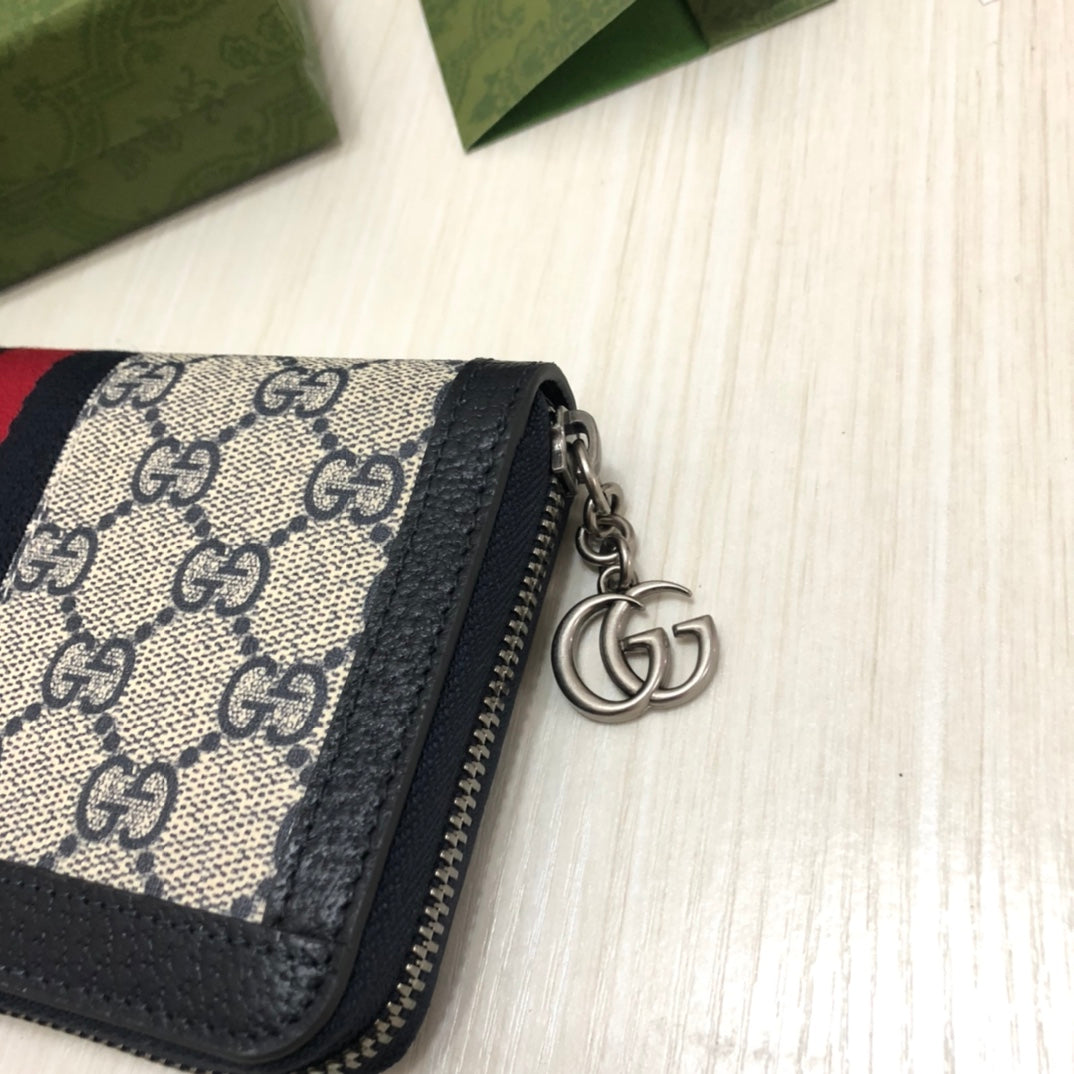 Gucci Ophidia GG Zip Around Wallet