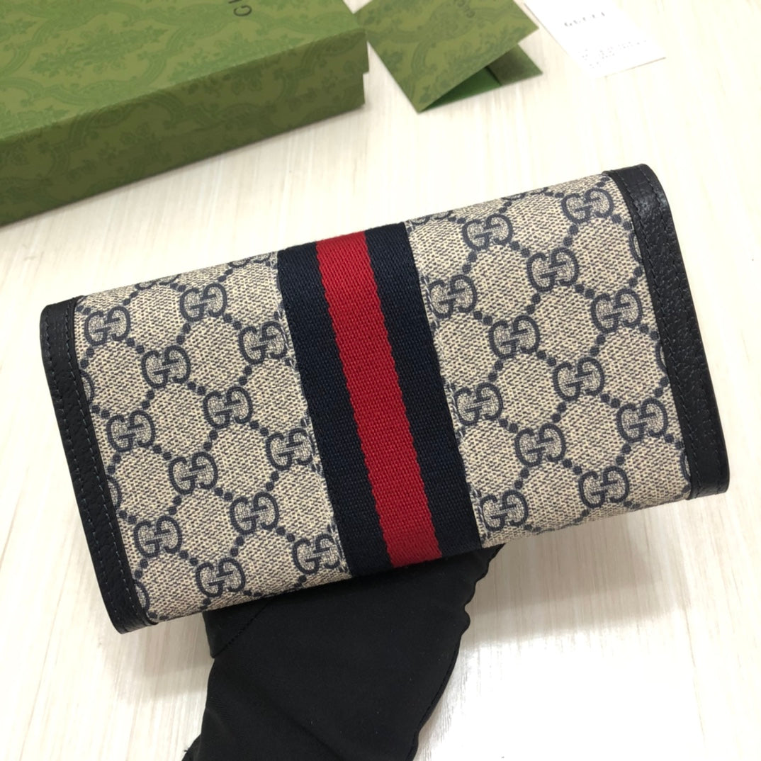 Gucci Ophidia GG Zip Around Wallet