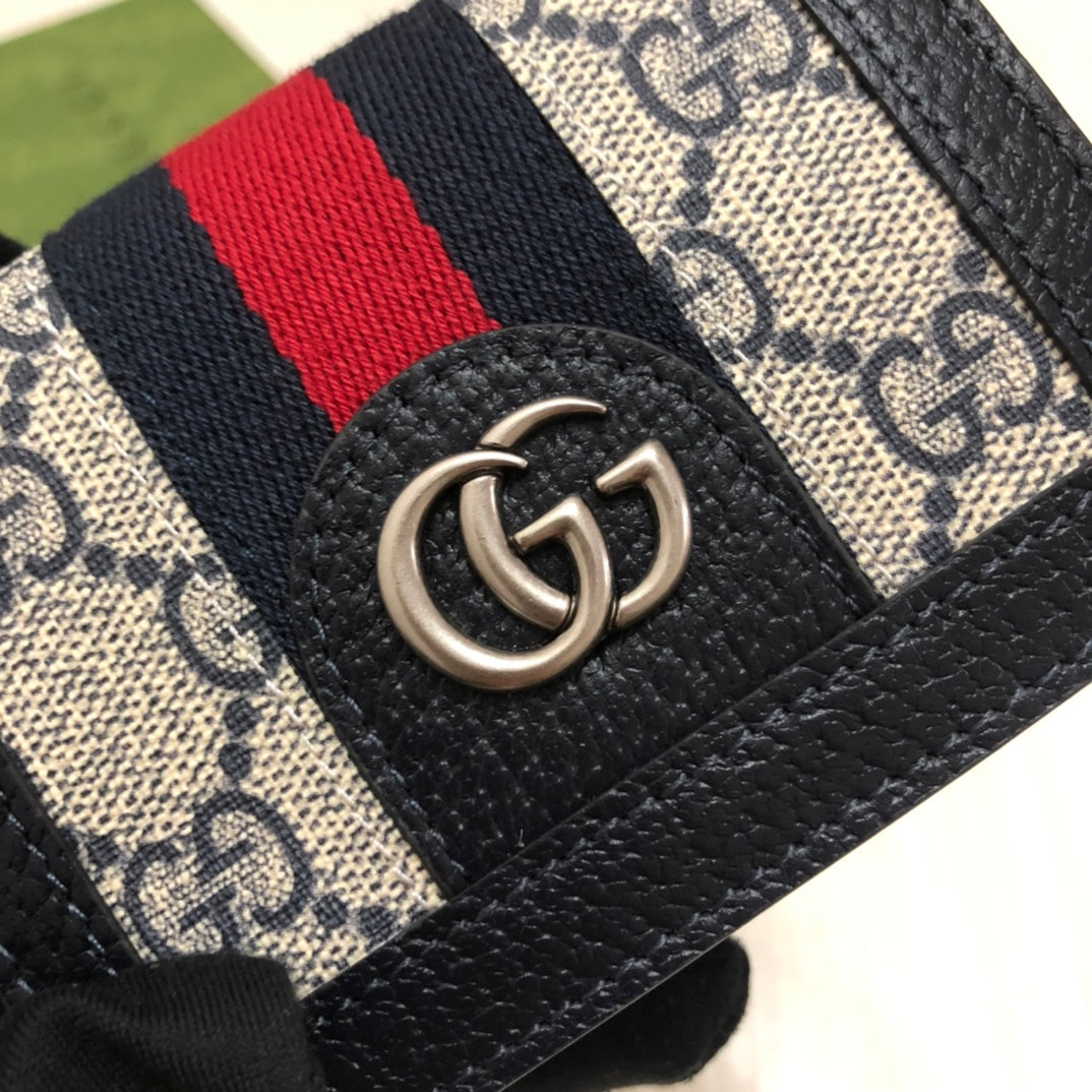 Gucci Ophidia GG Card Case Wallet