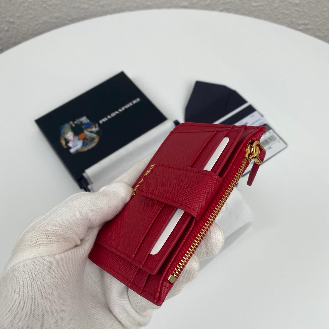 Prada Leather Card Holder