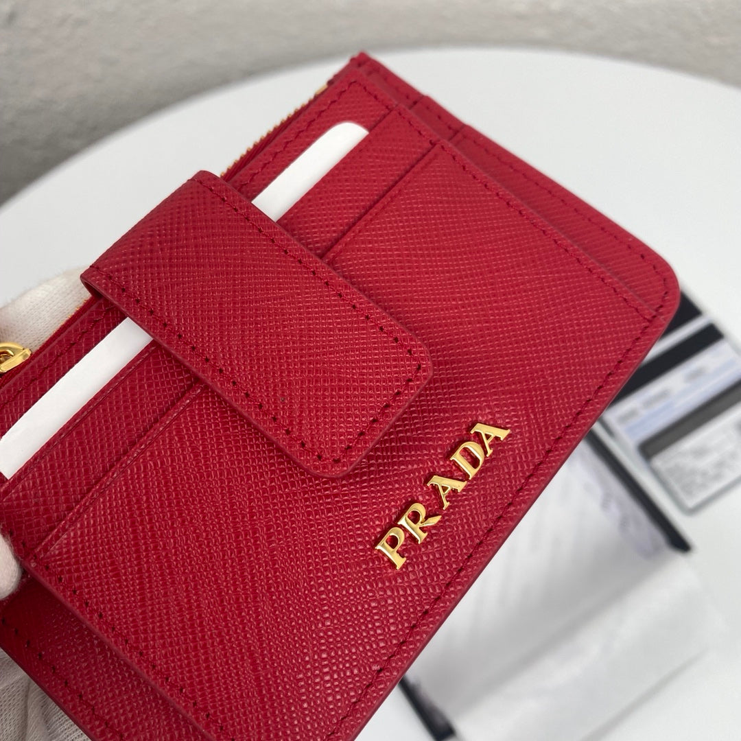 Prada Leather Card Holder