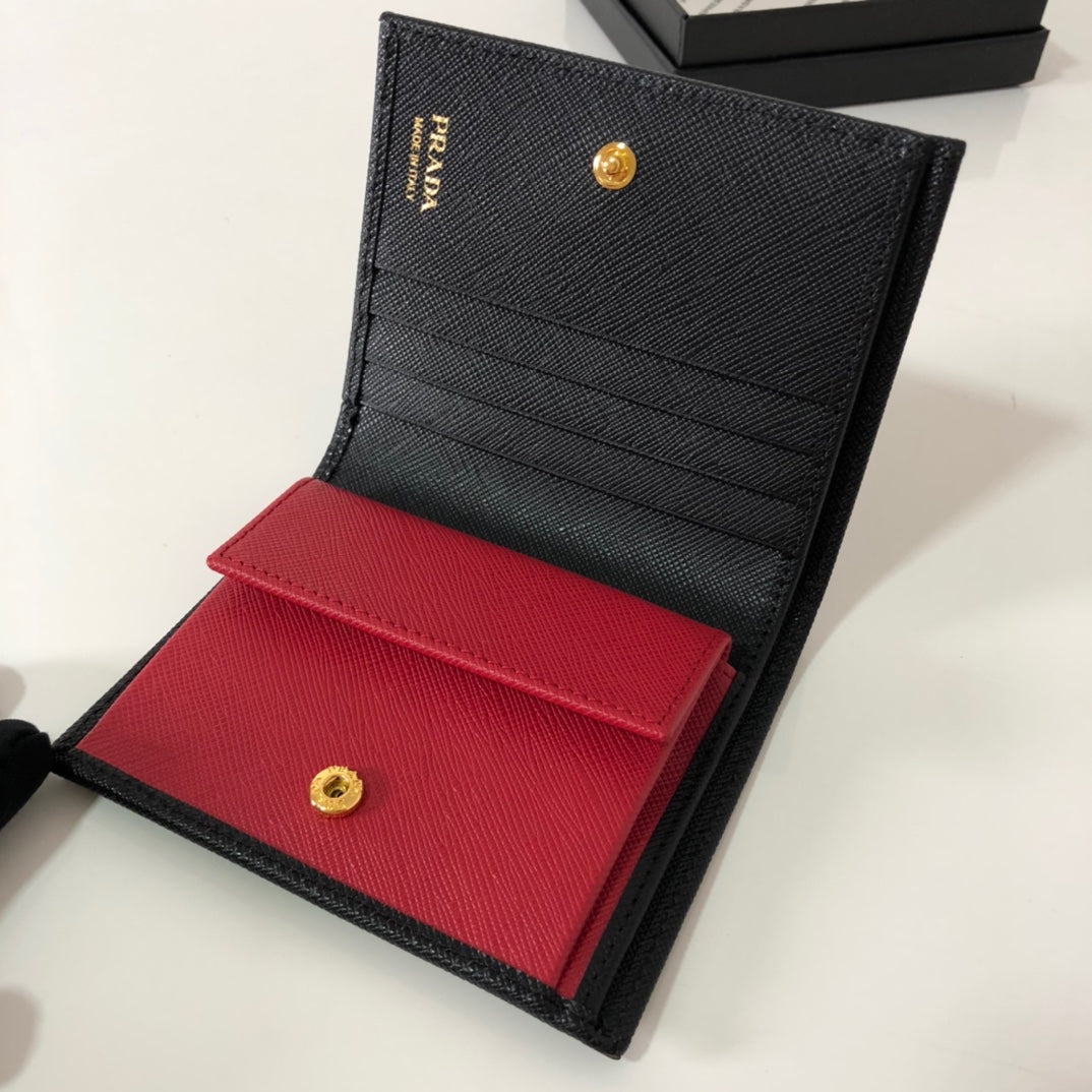 Prada Small Saffiano Leather Wallet