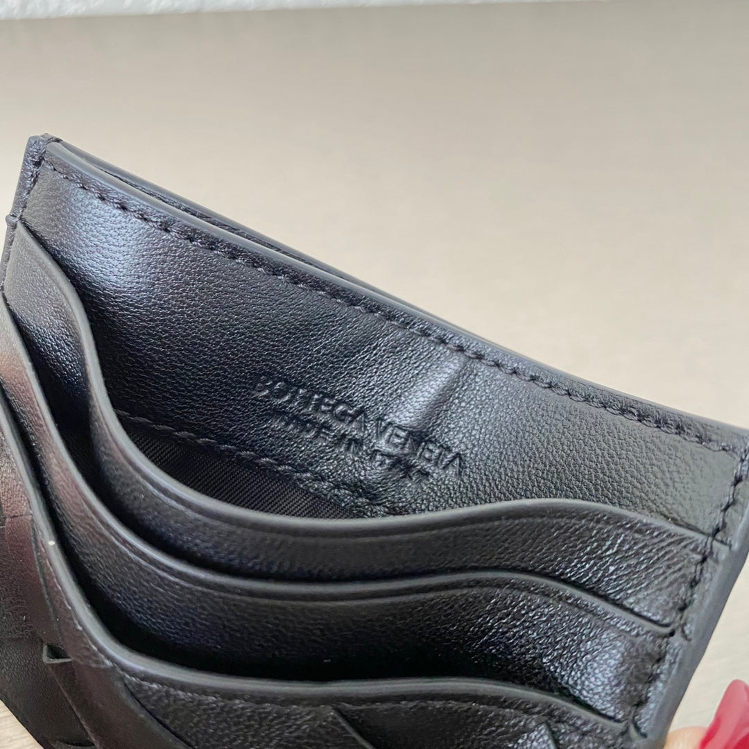 BV Intrecciato Credit Card Case