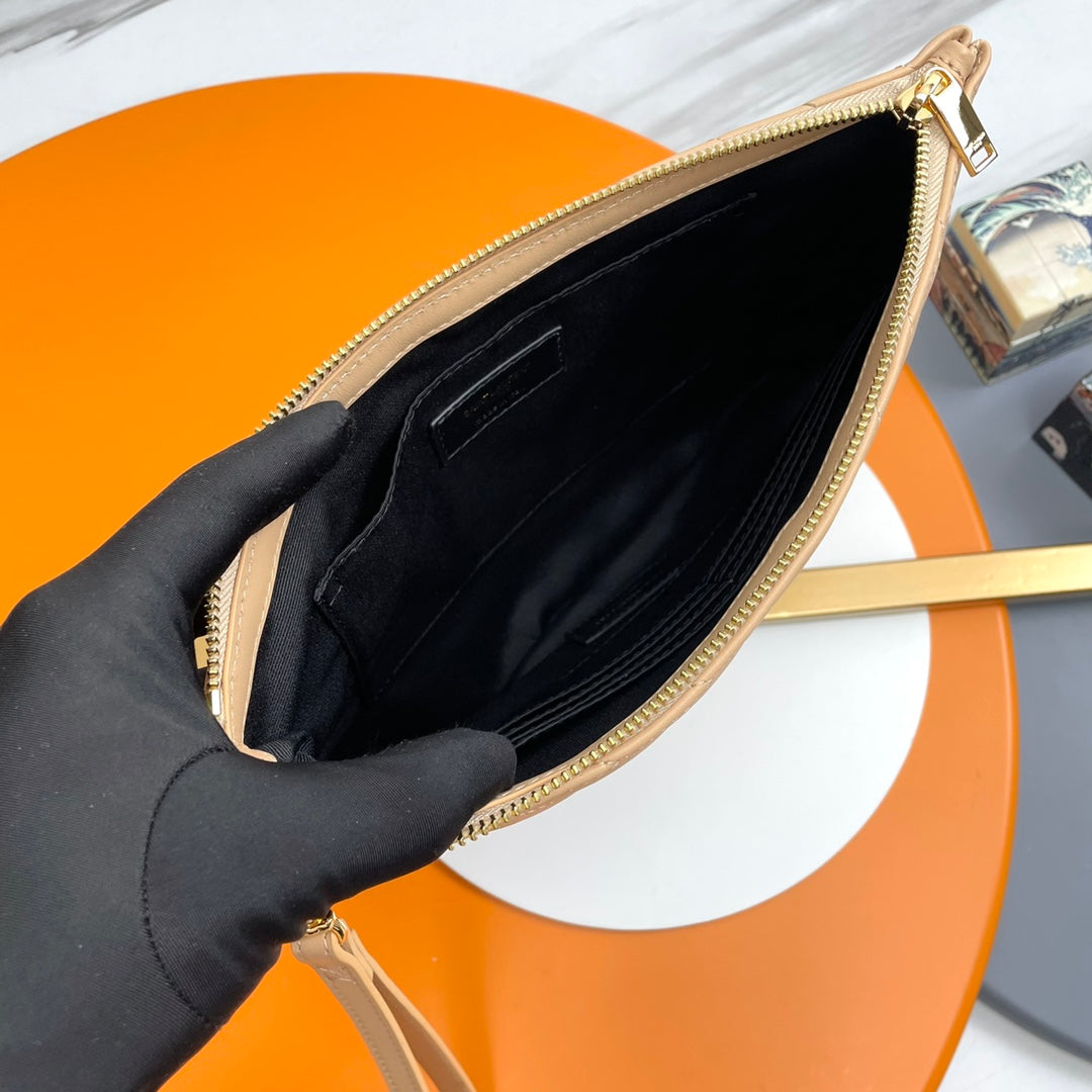 YSL Matelasse Strap Clutch Bag