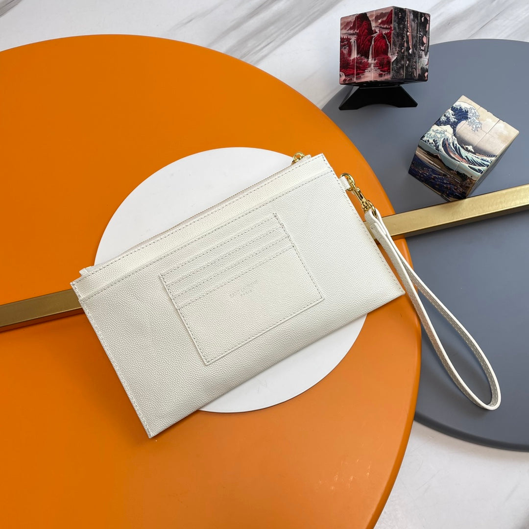 YSL Matelasse Strap Clutch Bag