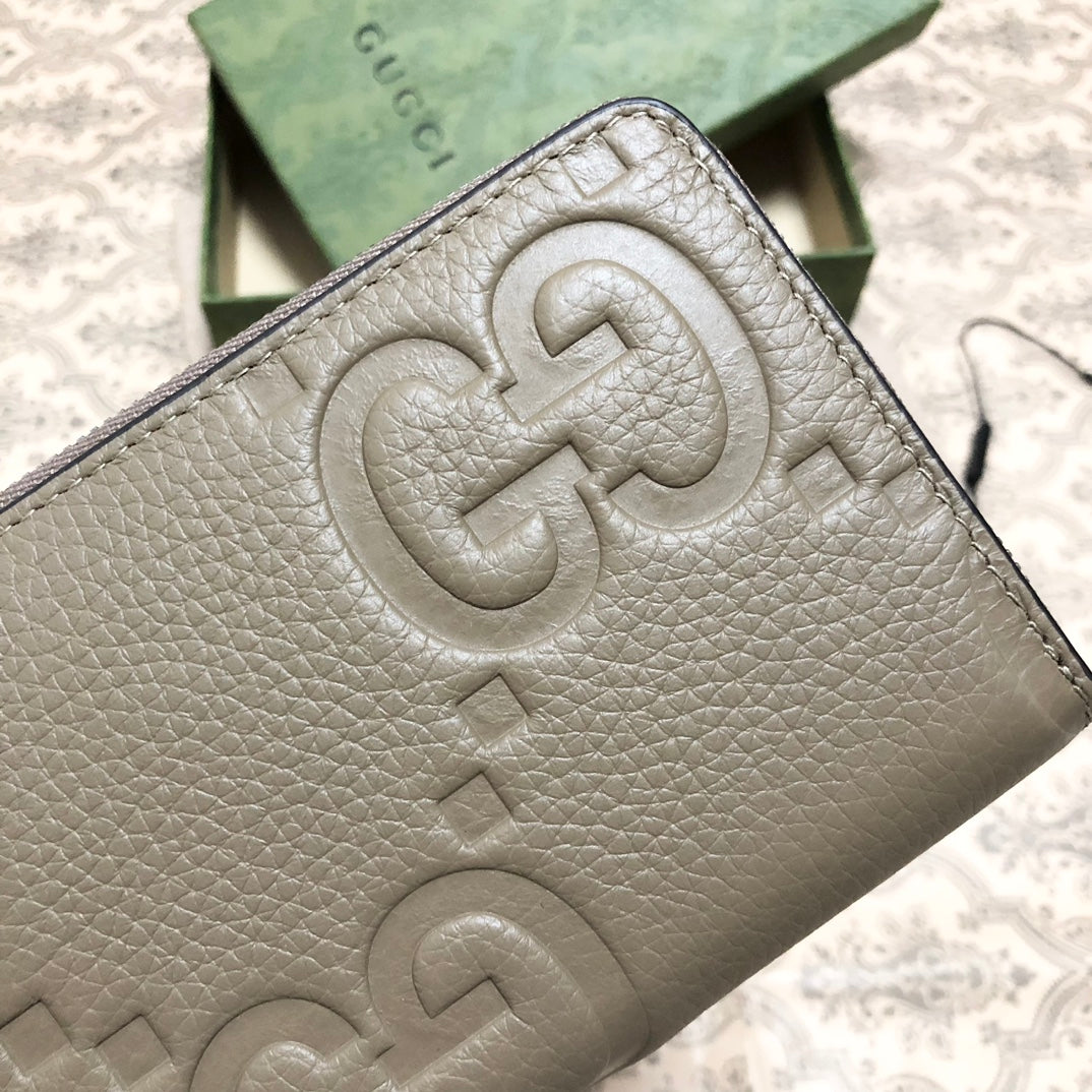 Gucci Jumbo GG Zip Around Wallet