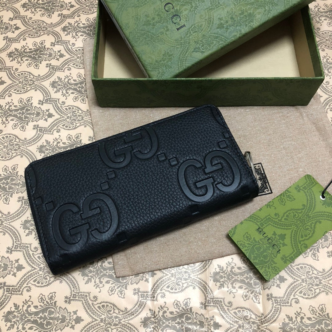Gucci Jumbo GG Zip Around Wallet