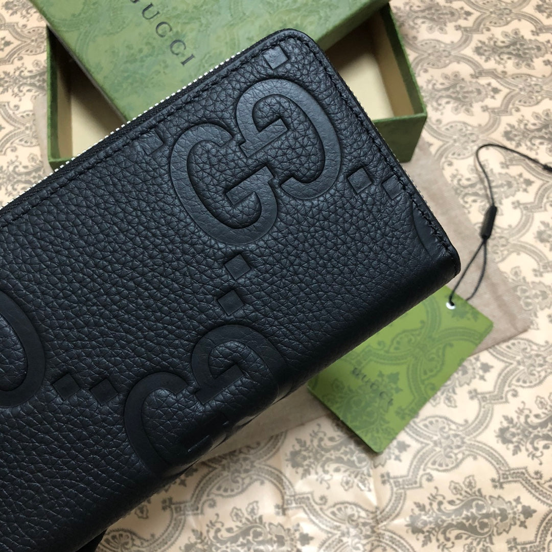 Gucci Jumbo GG Zip Around Wallet