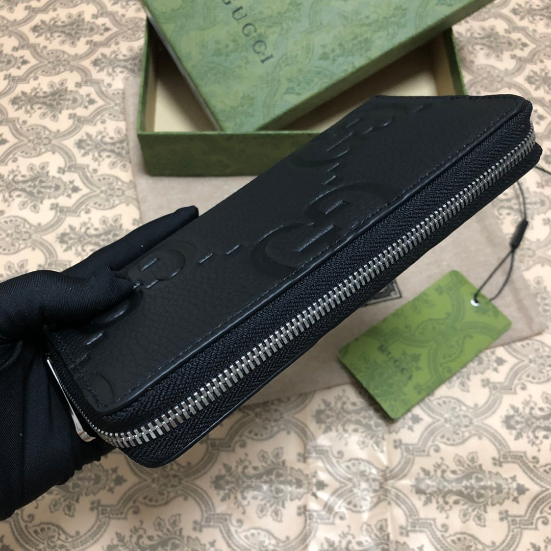 Gucci Jumbo GG Zip Around Wallet