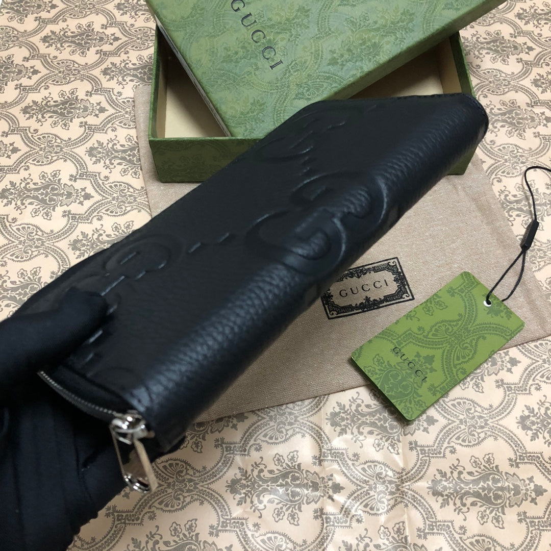 Gucci Jumbo GG Zip Around Wallet