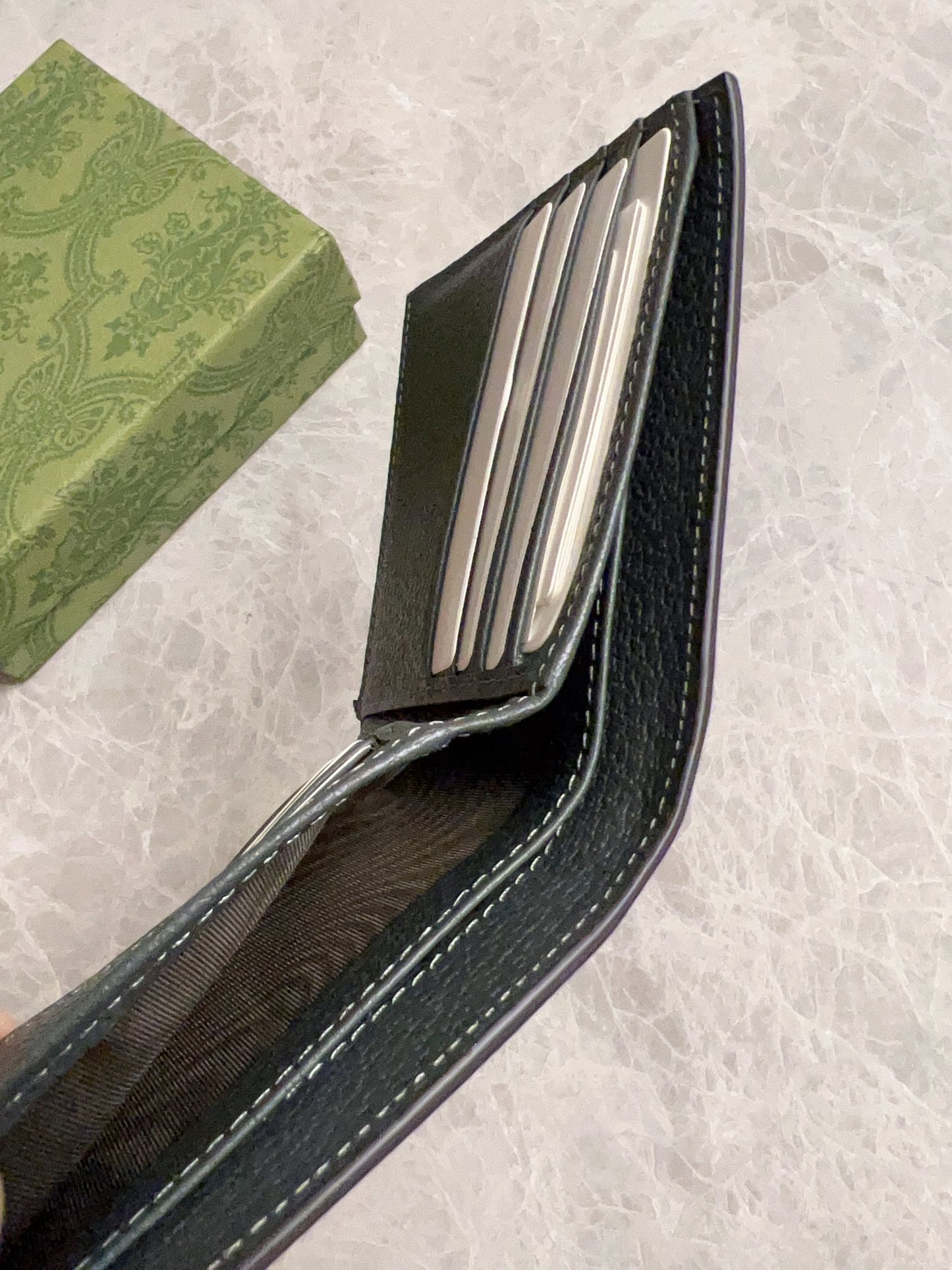 Gucci Wallet With Cut-Out Interlocking G