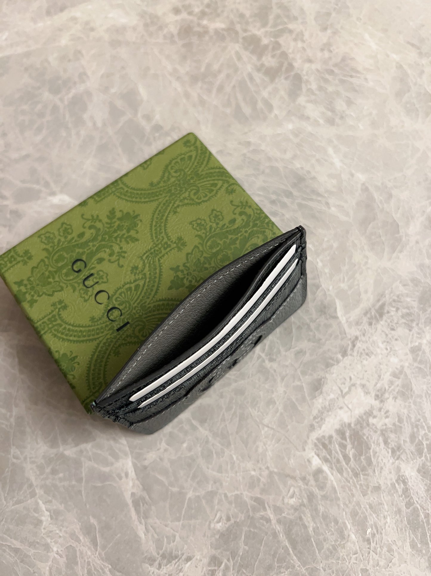 Gucci Card Case With Cut-Out Interlocking G