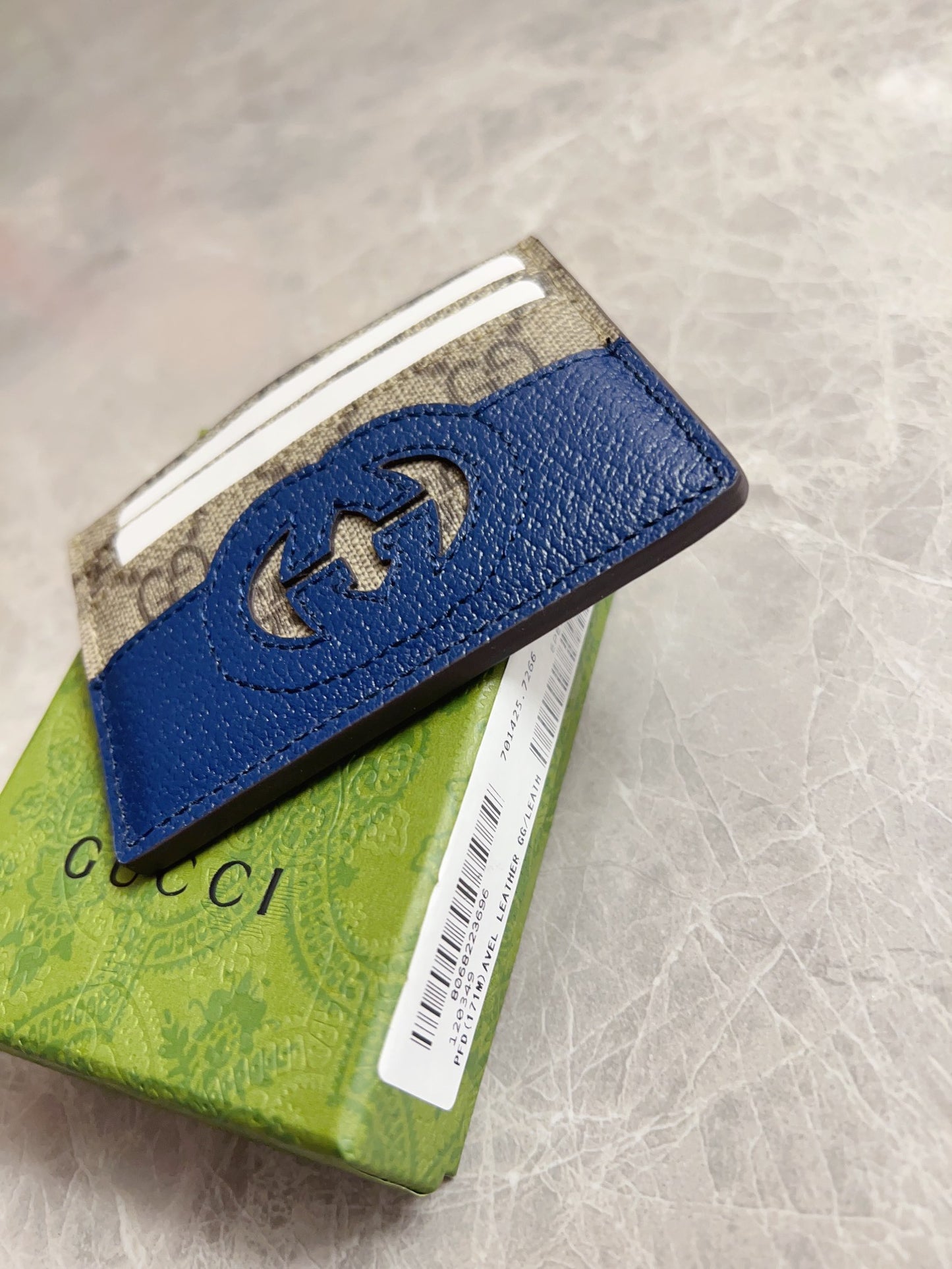 Gucci Card Case With Cut-Out Interlocking G