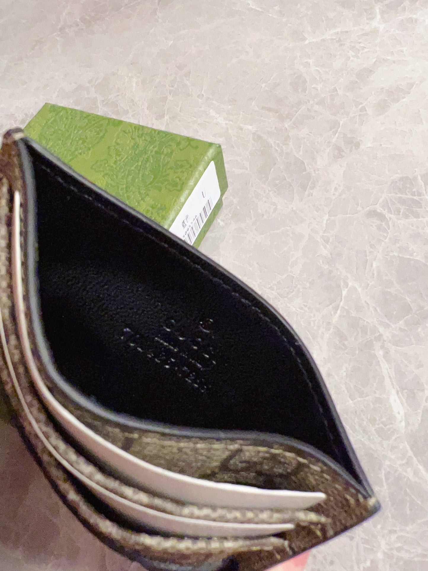 Gucci Card Case With Cut-Out Interlocking G