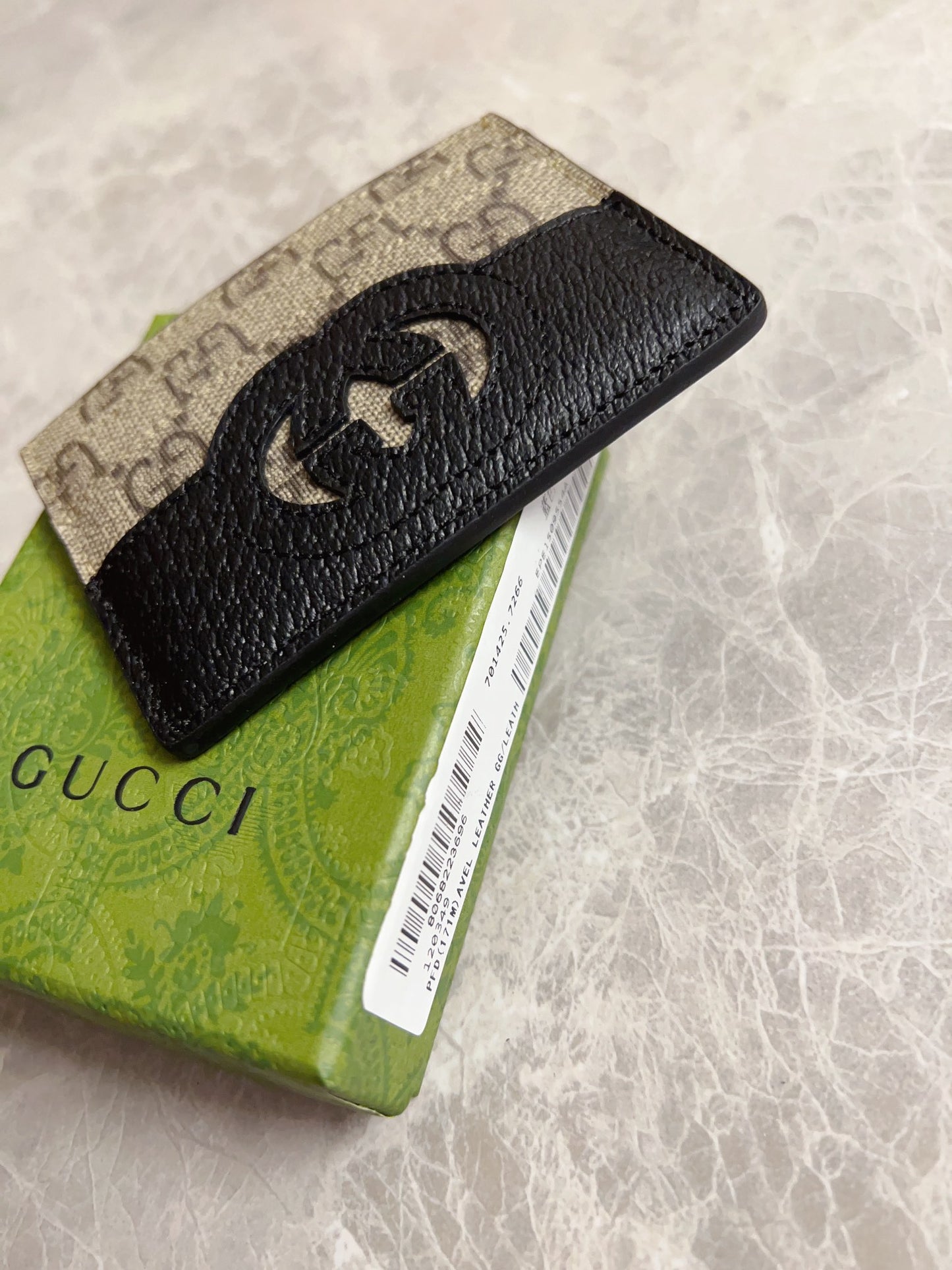 Gucci Card Case With Cut-Out Interlocking G
