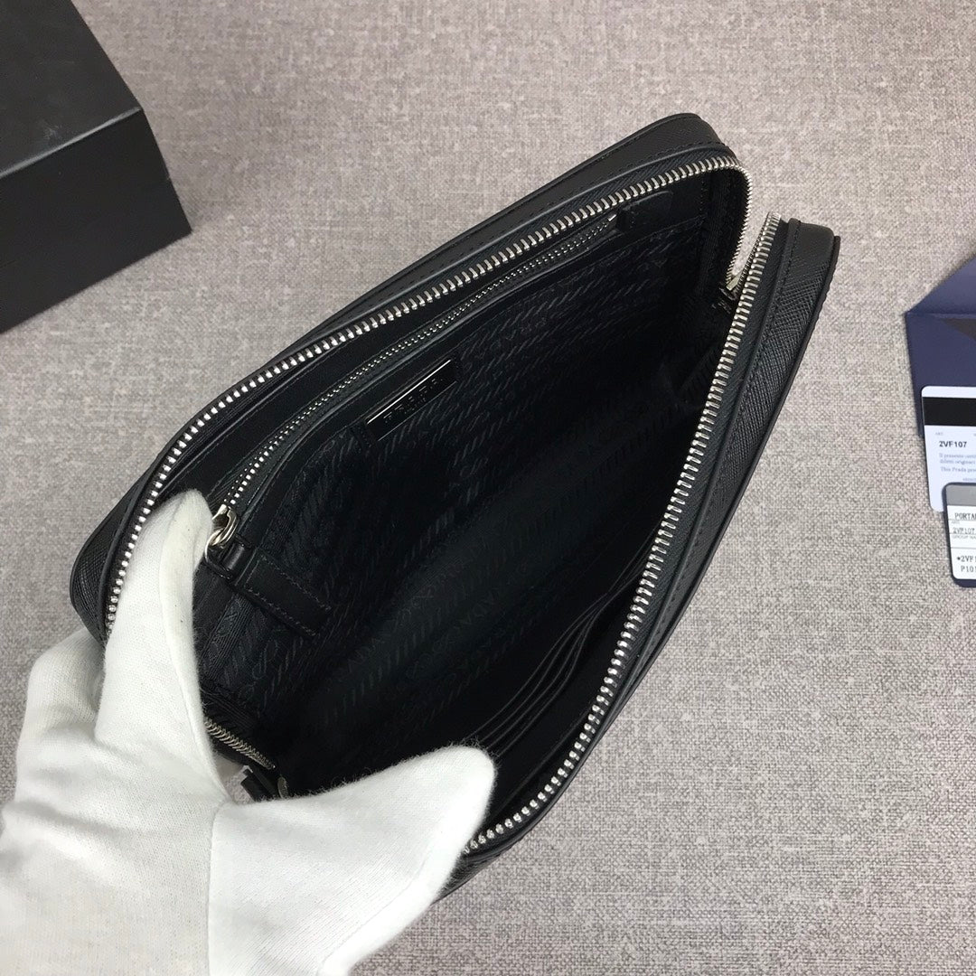 Prada Leather Clutch