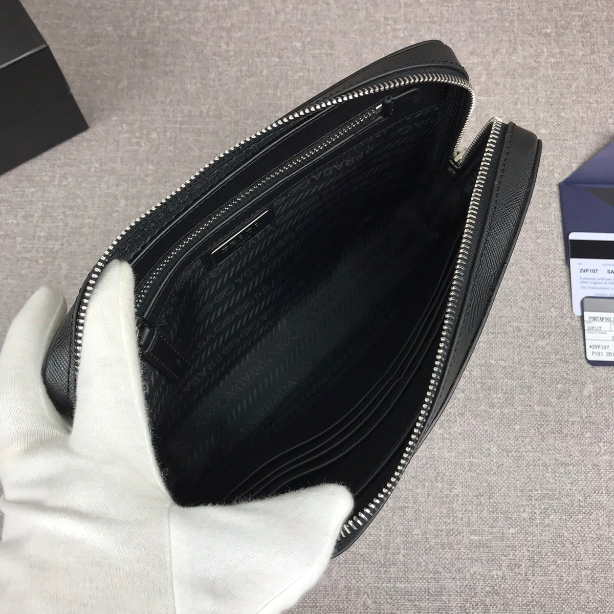 Prada Leather Clutch