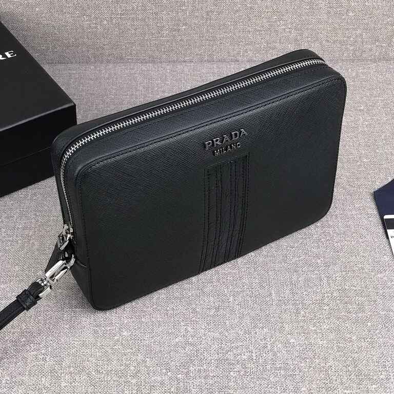 Prada Leather Clutch