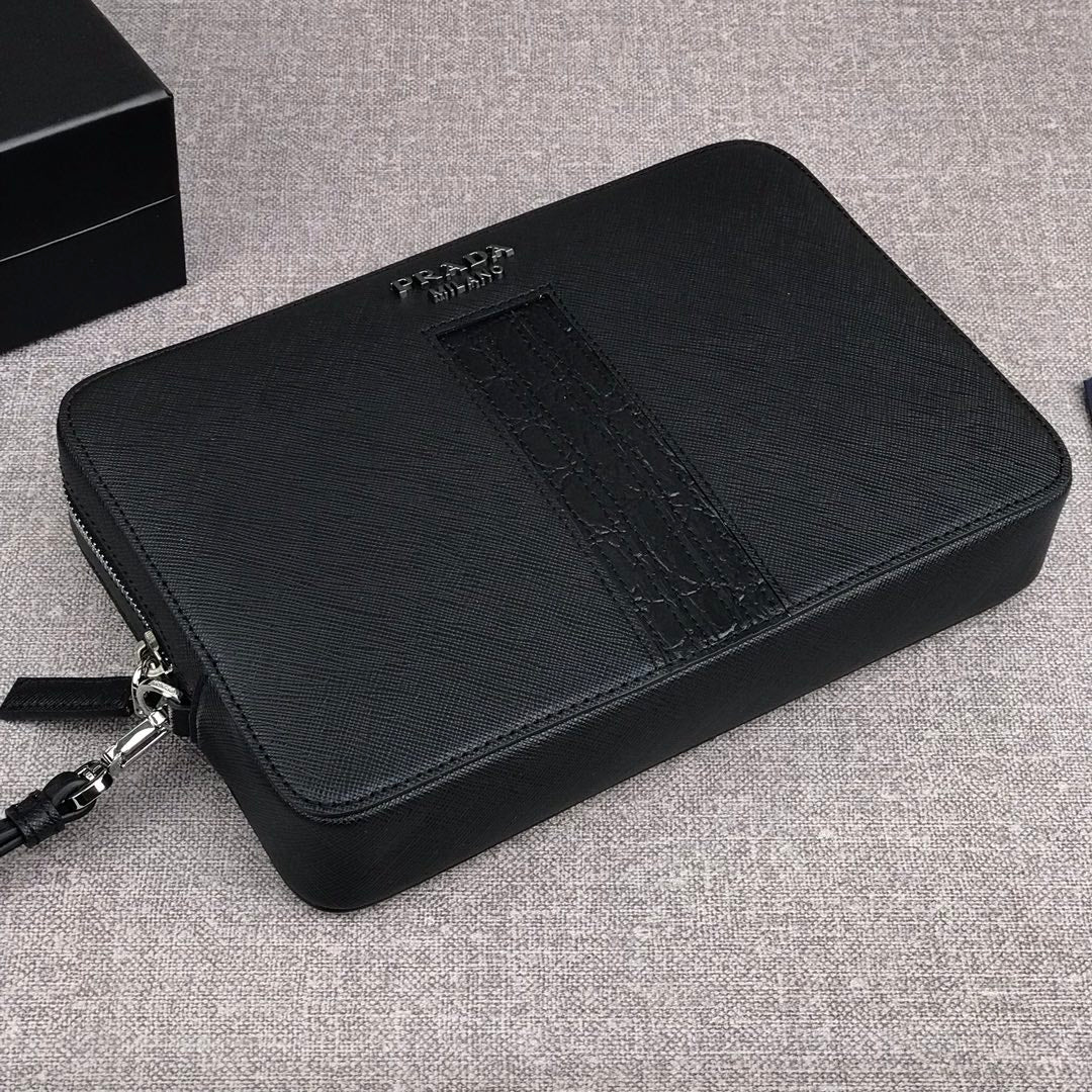 Prada Leather Clutch