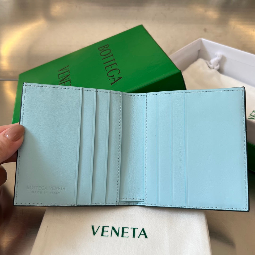 BV Intrecciato Flap Wallet