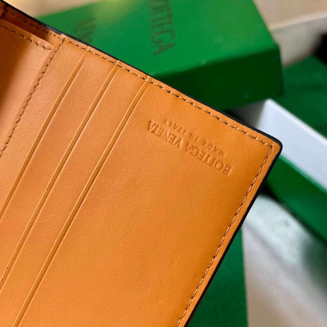 BV Intrecciato Flap Wallet