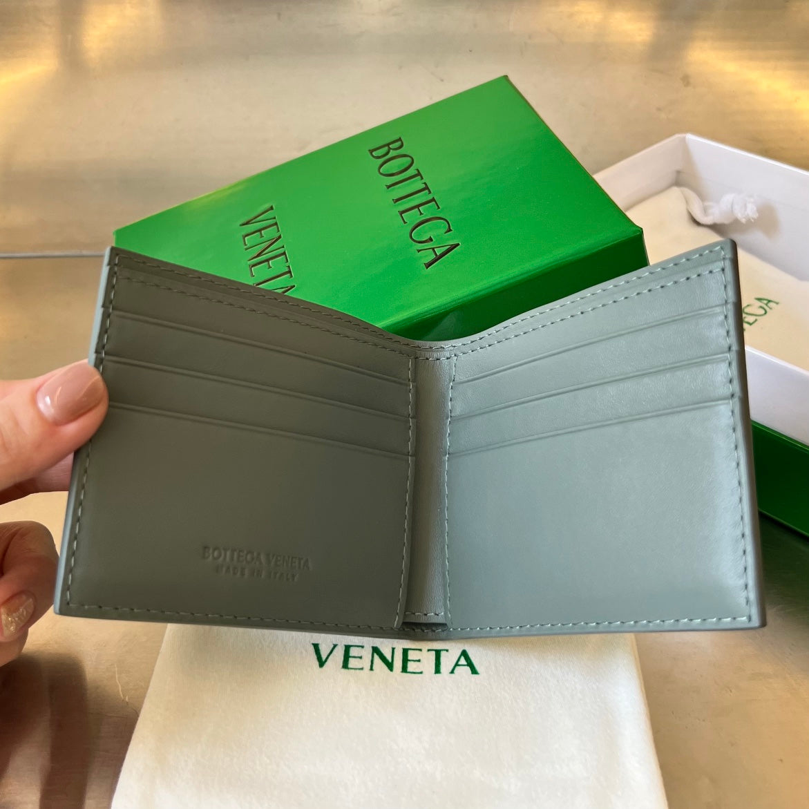 BV Cassette Bi-Fold Wallet