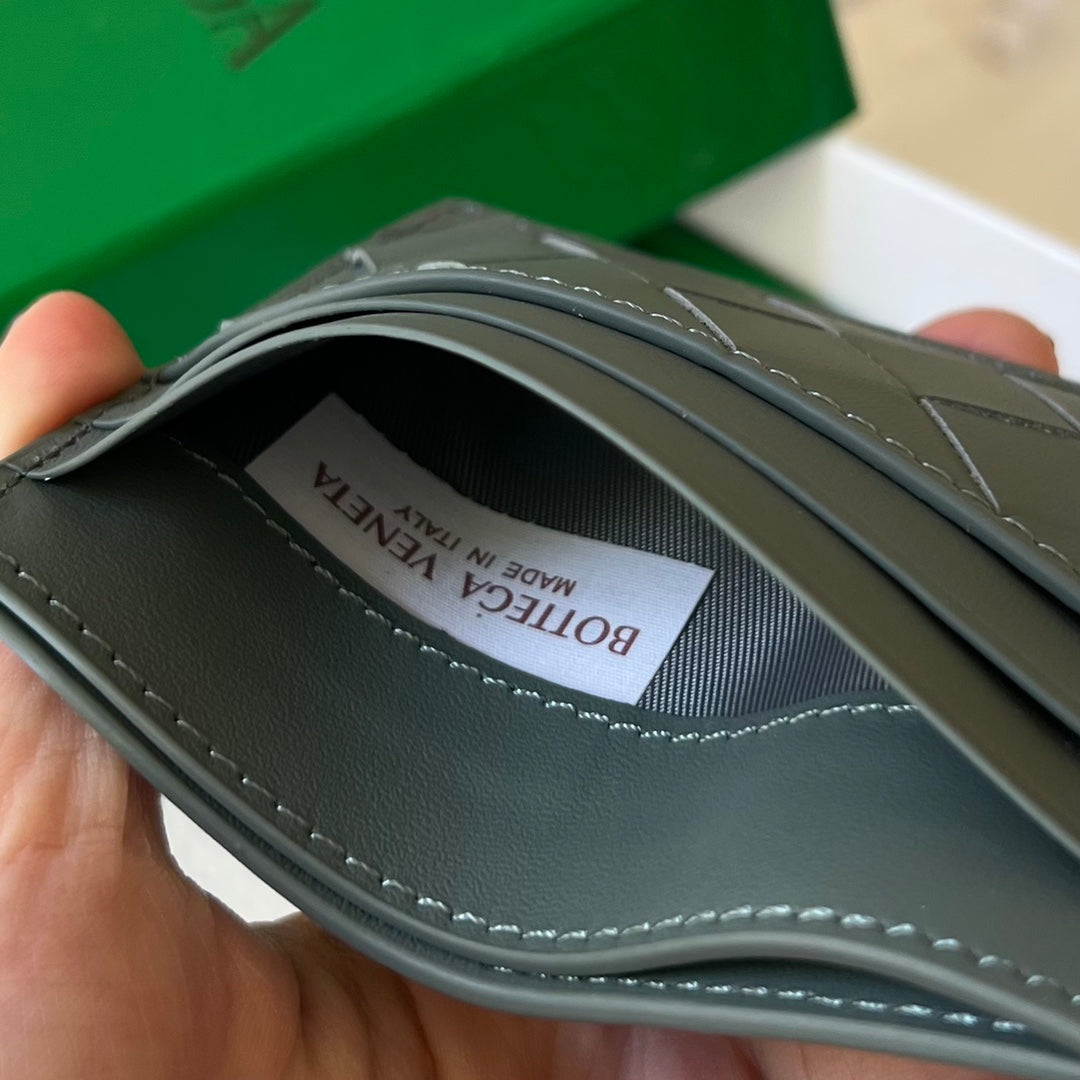 BV Intrecciato Credit Card Case