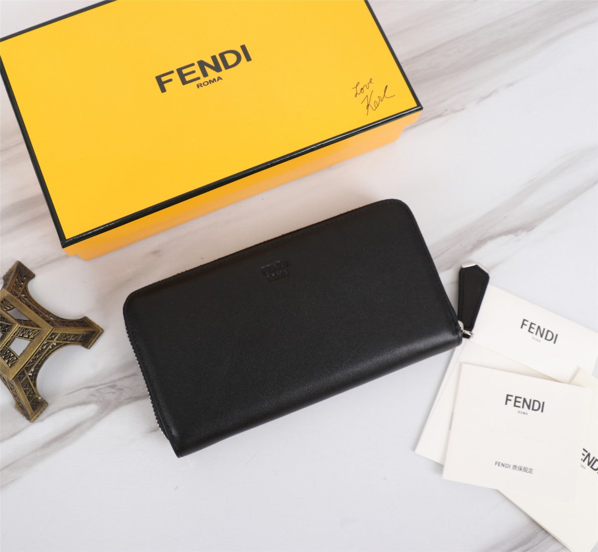 Fendi Zip Around Wallet
